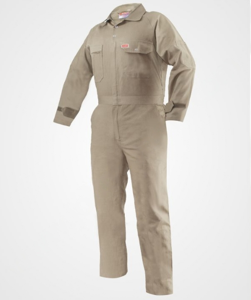 CC08 Cotton Long Sleeve Coverall with Multiple Pockets and Heavy-Duty Zipper - Industrial Coveralls UAE

