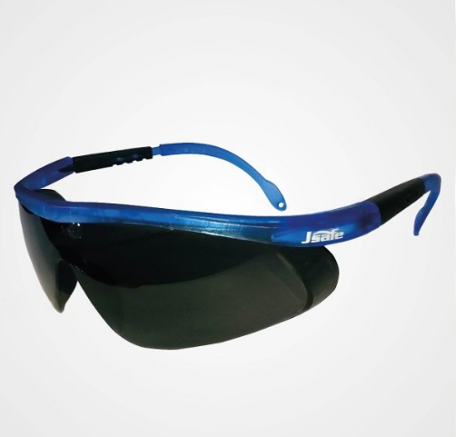 PE03 Anti-Fog Safety Glasses UV 400 Scratch Resistant Clear & Grey Lenses with Blue & Black Frame Mehfuz