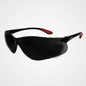 PE12 UV 400 Safety Glasses Clear and Grey Lens with Red Temple Pads Mehfuz