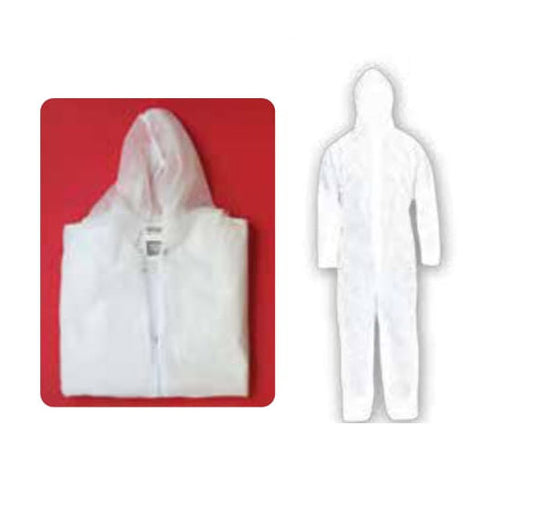 CC05 Disposable Coverall with Hood Lightweight, Breathable, and Protective | Industrial Coveralls UAE Mehfuz