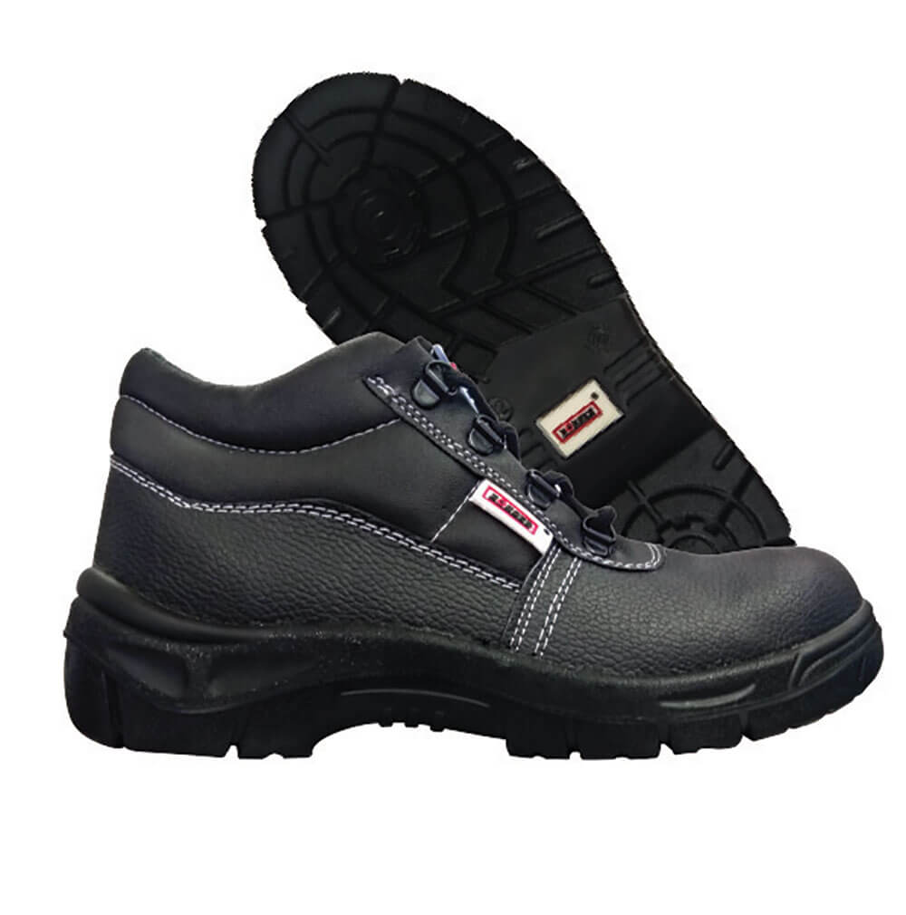 FS16 Rhino Ankle Safety Boots Breathable Leather with Anti-Slip Nail-Proof Sole | Safety Shoes UAE Mehfuz
