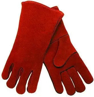 GW02 Heavy-Duty Cowhide Welding Gloves with Kevlar Stitching – 35cm Long, Winged Thumb, Welted Finger Tips, Cotton Drill & Brushed Fabric Lining for Enhanced Comfort & Flexibility Mehfuz